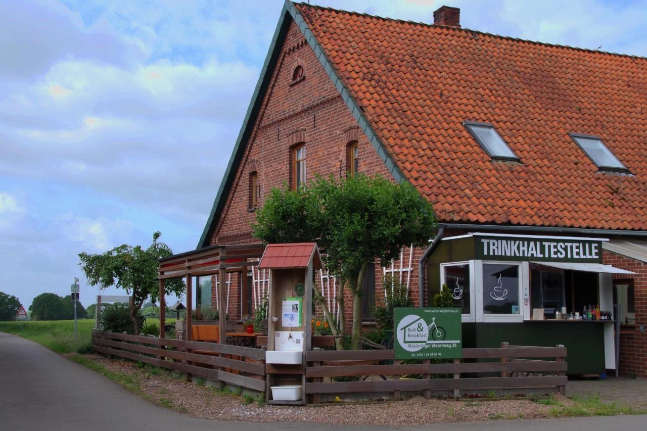 Bed&Breakfast Am Weserweg/Weserradweg Stolzenau Esterno foto